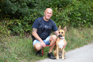 Andreas Spechtl mit Kira