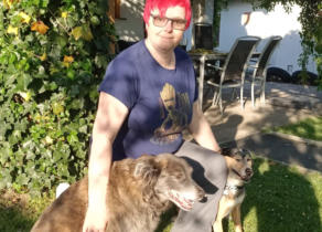 Petra mit Lilly und Lana